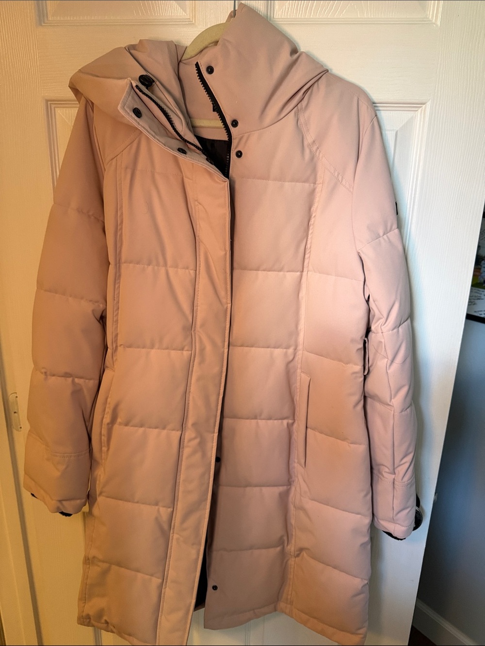 Sam Edelman Light Pink Puffer Coat